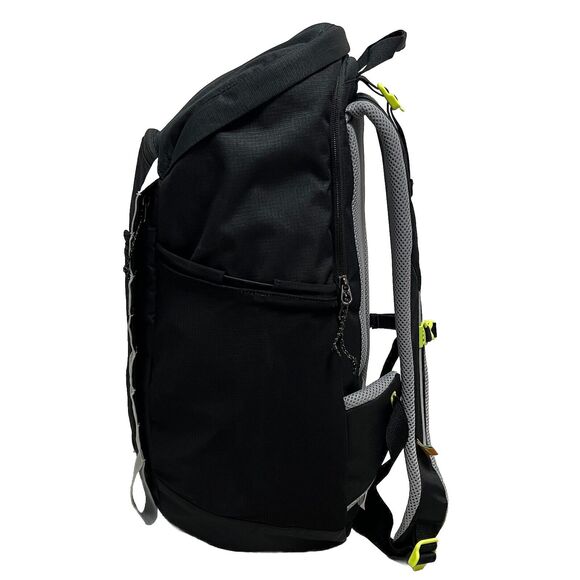 Nike Hiking School Backpack Black Silver Green Bag Padded DJ9677 010 NEW - Picture 4 of 10